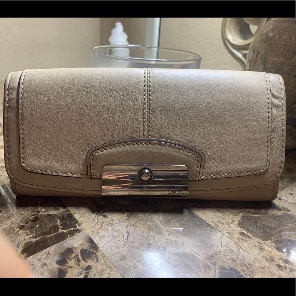 Coach leather wallet
